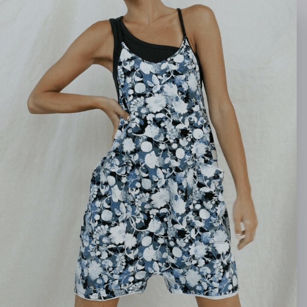 FP Movement Womens Hot shot romper in forest floral M